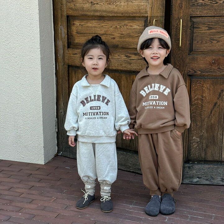 楽天市場】セットアップ キッズ 兄妹服 ベビー服 スウェット 女の子 