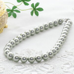 �y�݌ɏ����z�@�V�F���p�[���i�L�p�[���j�@��12mm�ʁ@���X�O���[�@�l�b�N���X�@��42cm�i����j�@�^�J