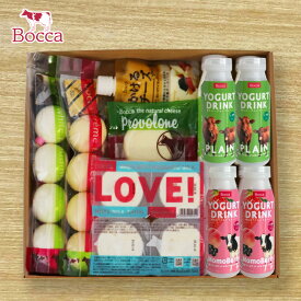 【送料無料】Bocca プライムセット＜P＞ 牧家 まん丸プリン 飲むヨーグルト かけるチーズソース 飲むヨーグルト プロボローネ ギフト お歳暮 お中元 送料無料