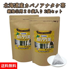 【スーパーSALE 店内最大 20%OFF！】北海道産 カバノアナタケ茶 チャーガ茶 カバタケ茶 鍋での抽出用 ティーバッグ28包入り 2袋 天然 カバノアナタケ 100%使用 国産 無添加 えぞボタニカル 送料無料 メール便でお届け チャガ茶 樺孔茸茶 健康茶