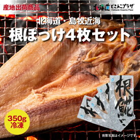 産地出荷「根ぼっけ4枚セット」冷凍 送料込 北海道 魚 ほっけ 海鮮 酒の肴 一夜干 ギフト