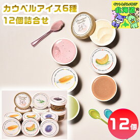 カウベル カウベルアイス6種12個詰合せ バニラ コーン メロン ハスカップ 抹茶 コーヒー 産地直送 FUJI 送料無料 ギフト 贈り物 贈答 内祝い 結婚祝い 出産祝い お返し お歳暮 クリスマス