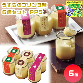 プリン 濃厚 北海道 室蘭うずらのプリン3種6個セット PPS 産地直送 送料無料 ギフト セット うずらの卵 まろやか 濃厚 苺 プルーン 食べ比べ スイーツ FUJI お歳暮 クリスマス