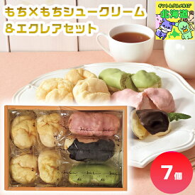 もちもちシュークリーム 北海道スイーツギフト シュークリーム詰合せ 高級スイーツギフト 贅沢スイーツギフト 北海道お取り寄せスイーツ 北の味覚スイーツ 北海道限定ギフト お歳暮 クリスマス FUJI