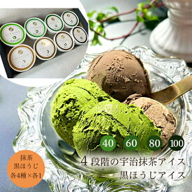 アイス 詰め合わせ ギフト 抹茶 まっちゃ アイスクリーム 抹茶 宇治抹茶 ほうじ茶 はんなりまったり宇治抹茶アイス黒ほうじアイスセット 8個入り アイス 送料無料 シイレル 食品ギフト お取り寄せグルメ お歳暮 クリスマス