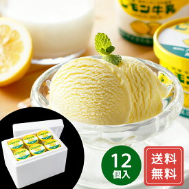 栃木 レモン牛乳カップアイス 140ml×12個 送料無料 お年賀 シイレル 食品ギフト お取り寄せグルメ お歳暮 クリスマス