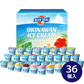 沖縄 ブルーシールアイス 計36個 ギフト プレゼント お正月 贈り物 スイーツ アイスクリーム お取り寄せ 美味しい 高級 冷凍食品 シイレル 食品ギフト お取り寄せグルメ お歳暮 クリスマス