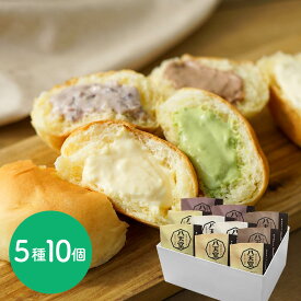 広島 八天堂 くりーむパン10個詰合せ 5種 シイレル 食品ギフト お取り寄せグルメ 父の日 お中元