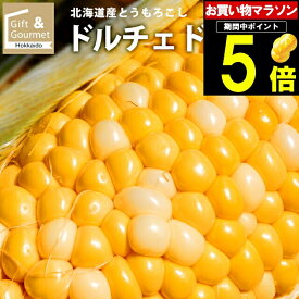 2024年 予約受付中 8月頃出荷開始とうもろこし 北海道 送料無料 北海道産 ドルチェドリーム(黄白)【トウモロコシ とうきび 北海道直送 新鮮 直送 旬 バイカラー イエロー系 ホワイト系 黄色い スイーツ系 スイーツ 甘い 直送 お取り寄せ】