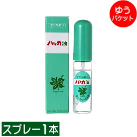 【ゆうパケット/送料無料】北見ハッカ通商 ハッカ油スプレー 1本(10ml)【北海道産 ハッカ油 スプレー ミント ミントスプレー アロマ 天然 花粉症対策 花粉症 セット用 アロマオイル 香水 気分転換 熱中症対策 冷感 ひんやり 涼しい 猛暑対策】 [mailpo]