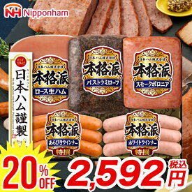 【20%OFF】お歳暮 冬ギフト ハム 詰め合わせ ギフト 送料無料 日本ハム 本格派ギフト(NH-37) / 御歳暮 歳暮 2025 お歳暮ハム ハム詰め合わせ 詰合せ ハムギフト 内祝い お返し セット ハムセット ソーセージ ウィンナー ウインナー ウインナー 肉 法人 会社 お得 24nhc