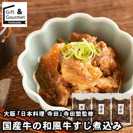 内祝い 惣菜 セット ギフト 送料無料 大阪 「日本料理 寺田」 寺田繁監修 国産牛の和風牛すじ煮込み / 冬 グルメ お歳暮ギフト 御歳暮 冬ギフト 海鮮惣菜 魚惣菜 惣菜セット 惣菜ギフト 冷凍惣菜 惣菜 総菜 総菜セット 詰め合わせ 詰合せ 内祝い お返し 結婚祝い 出産祝い