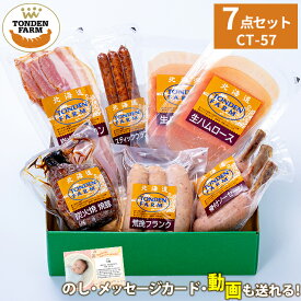 内祝い ハム ソーセージ ギフト 送料無料 北海道 トンデンファームギフト(CT-57) / 寒中見舞い 冬ギフト お返し 出産内祝い 結婚内祝い 北海道 ベーコン ハムギフト ハム詰め合わせ 骨付き 人気 炭焼き 内祝 グルメ[card] Tsau