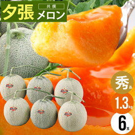 【予約】お中元 メロン ギフト 送料無料 北海道 夕張メロン（共撰 秀品 約1.3kg/Mサイズ）【御中元 暑中御見舞 夕張 ゆうばり 贈り物 赤肉メロン 北海道メロン 夕張農協 夕張 ゆうばり ゆうばりメロン 北海道産 1玉 2玉 3玉 6玉 1.3kg ブランドメロン】