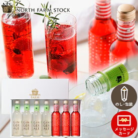 お歳暮 ジュース ドリンク ギフト 送料無料 ノースファームストック 2種のドリンクセットA(GBB-07) / 御歳暮 冬ギフト 内祝い お返し 出産内祝い 結婚内祝い メッセージカード ジュース 瓶 炭酸 詰め合わせ 高級 人気 北海道 ブランド 常温 御礼 誕生日 手土産 [card]