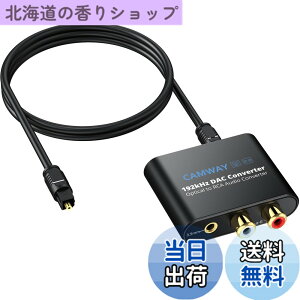 �y���������zCAMWAY 192kHz ���f�W�^���A�i���O�����ϊ��� ������RCA/3.5mm�� HDTV/DVD/Blu-ray/Xbox/PS3/PS4�Ή�