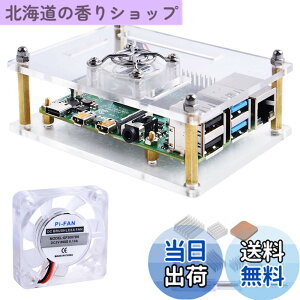 �y���������zGeeekPi �A�N�����P�[�X Raspberry Pi 4 Model B & Raspberry pi 3 Model B+ Raspberry Pi�P�[�X ��p�t�@���t�� �q�[�g�V���N Raspberry Pi 4 Model B/Pi 3B+/ Pi 3B/ 2B�p (�N���A)