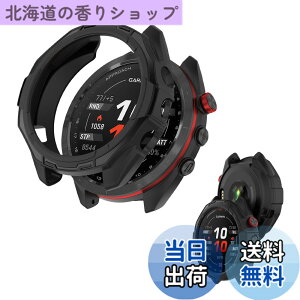 �y���������z(GARMIN) Approach S70 47mm �p �P�[�X �ی�P�[�X �yNOUKAJU�z ��̌^ TPU�f�� �S�ʕی� �����ȒP �ϏՌ� �Ռ��z�� �A�N�Z�T���[ (�u���b�N)