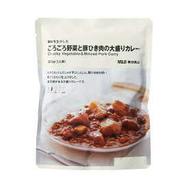【送料無料】無印良品 素材を生かした ごろごろ野菜と豚ひき肉の大盛りカレー 1人前 TCA32A4S