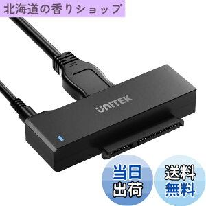 �y���������zUnitek SATA to USB3.0�iUSB-A+USB-C�j�ϊ��P�[�u�� 2.5 3.5�C���` HDD/SSD 12V/2A�d���A�_�v�^�t��