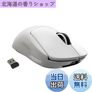 �y���������zLogicool G PRO X SUPERLIGHT ���C�����X �Q�[�~���O�}�E�X G-PPD-003WL-WH �y�� 63g���� LIGHTSPEED HERO 25K�Z���T�[ POWERPLAY ���� �[�d �Ή� �Q�[�~���O �}�E�X �z���C�g PC windows �������K�i