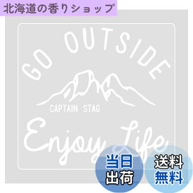 【送料無料】キャプテンスタッグ(CAPTAIN STAG) ステッカー シール CSデザインステッカー 【モンテ】 80x73mm UM-1597