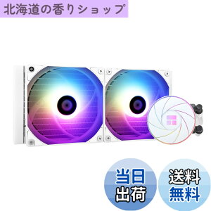 �y���������zTHERMALRIGHT AQUA ELITE 240 WHITE ARGB ����CPU�N�[���[�A240��p��T�C�Y�A120mm PWM�t�@��x2�AS-FDB�x�A�����O�AAMD/AM4/AM5�AINTEL LGA1150/1151/1155/1156/1200/2011/ �p ARGB�I�[���C����������N�[���[ 170