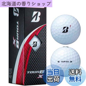 【送料無料】BRIDGESTONE(ブリヂストン)ゴルフボール TOUR B X 2024年モデル スリーブ箱 3球入 ホワイト B4WXJ