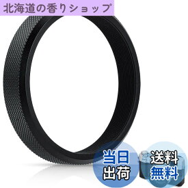【送料無料】【アップグレード版】JJC 49mmアダプターリング Fuji X100VI / X100V / X100F / X100T / X100S / X100 / X70に対応 AR-X100 互換 純正のリングキャップFLCP-49併用可能 アルミニウム合金 黒い