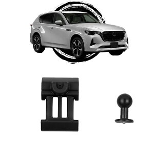 �y���������z�yCX60/CX80 �A�N�Z�T���[�zoricarmes �}�E���g�P�i �}�c�_ CX-60 �X�}�z�z���_�[ 17mm�{�[���w�b�h 360�x��] CX-80 �X�}�z�z���_�[ �F�F�u���b�N
