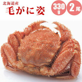 毛ガニ 330g × 2尾 北海道 カニ ボイル冷凍 毛蟹 蟹 蟹ギフト 海鮮ギフト
