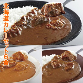 北海道 カレーセット（牛すじ・角煮・バターチキン）3種6袋 レトルトカレー カレーギフト レトルト 内祝 お祝 お返し お礼 誕生祝 誕生日 贈り物 賞品 ギフト お取り寄せ 寒中見舞 御年賀