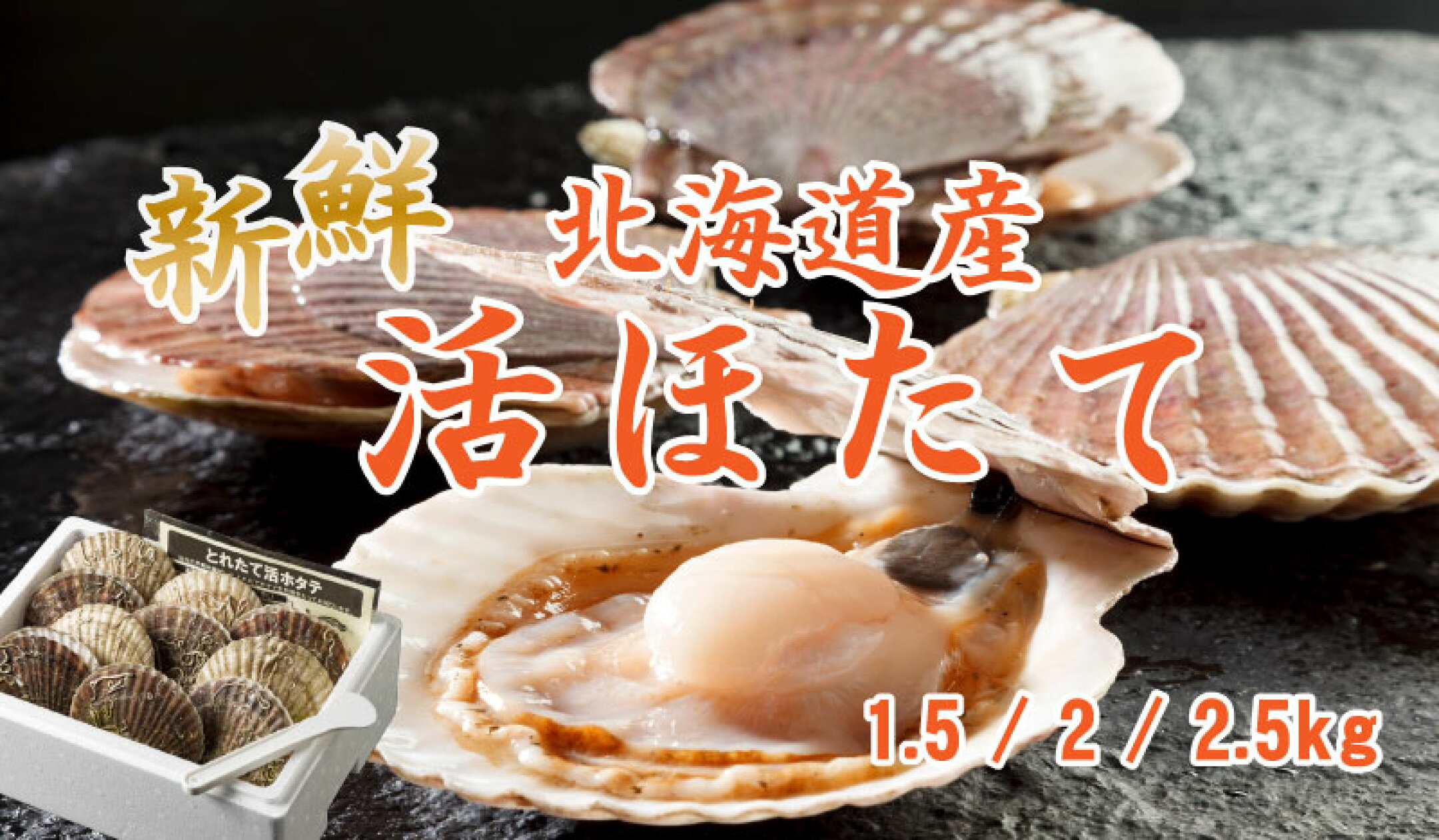 北海道産 活ほたて