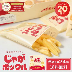 じゃがポックル カルビー ポテトファーム 6袋入x24個セット(1ケース) 送料無料 お菓子 お土産 北海道 ギフト 薯条三兄弟 おみやげ 母の日 プレゼント