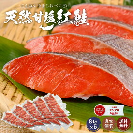 紅鮭 切り身 甘塩 天然鮭 北海道札幌市場直送 鮭 天然 40切 個分け 真空パック サケ さけ 切り落とし ご飯のお供 おにぎり 切身 魚 魚介類 惣菜 年末年始 塩紅鮭 お年賀 お中元 御中元 北海道