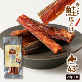 おつまみ セット ちんみ 海鮮珍味 海のつまみ43° 鮭塩とば 20g×1個 メール便 送料無料 プレゼント 珍味 鮭とば 珍味 国産 おつまみ ご当地 お土産 食品 ポイント消化 丸市岡田商店 ホワイトデー お返し 【パケ】