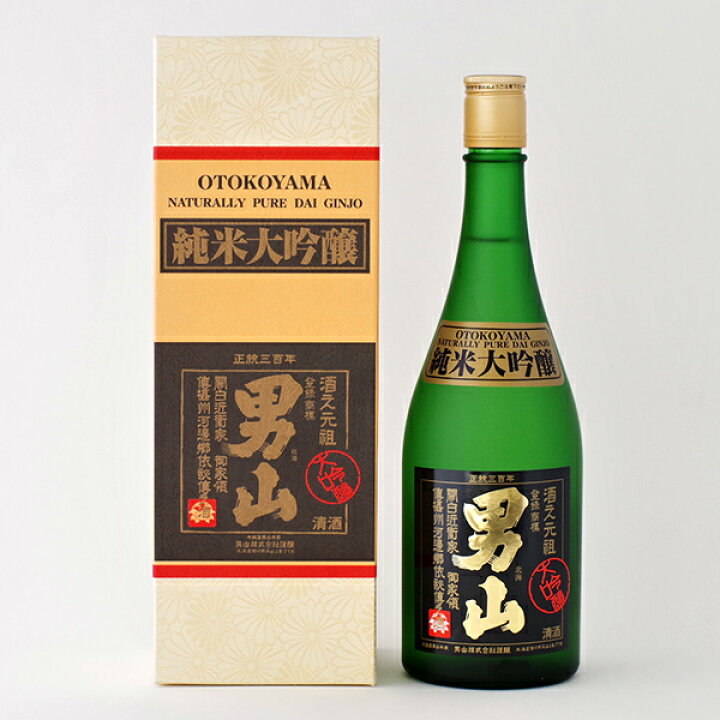 楽天市場】男山(おとこやま) 純米大吟醸 720ml(布製箱入) 御中元 2026 