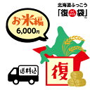 【北海道ふっこう】お米がおいしい「復」袋 送料込み6,000円 北海道物産店 北海道支援 北海道応援*他復袋と一緒にご注文頂いた場合は同日に発送となります