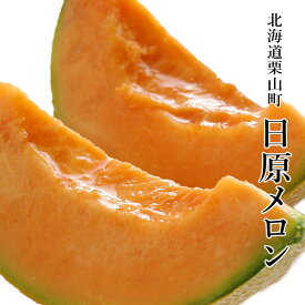 【送料込み】日原メロン(キング種) 中玉(約1.4kg) or 大玉(約1.7kg) or 1玉入 or 2玉入＊7月から8月中旬までのお届け。生育状況によってお届け希望日にお応えできない場合があります。お中元 暑中見舞い 2025 ギフト フルーツ 果物 贈り物 夕張郡栗山町 暑中見舞い
