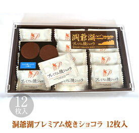 ＼店内全品PT2倍／ 4/24～4/27 洞爺湖プレミアム焼きショコラ 12枚入り【洞爺湖 有珠山 お菓子 限定 景品 北海道 プレゼント おみやげ　挨拶 ギフト お土産 プチギフト バレンタイン ホワイトデー 母の日 父の日 お中元 お歳暮 snack】