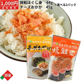 ☆8/9朝市クーポン枚数限定☆1000円ポッキリ☆鮭フレーク チーズおかか ご飯の友 おかず おにぎり おにぎりの具 パック 常温保存 便利 少量 お試し 2パック パウチ チャック付き ご家庭 朝ごはん お弁当 北海道 秋鮭 おむすび メール便 送料無料