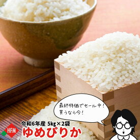 ゆめぴりか 5kg×2 10kg 令和6年産 米 お米 北海道産 道産米 白米 精米 在庫限り ブランド米 うまい米 値上げ前 送料無料 ふるさと 滝川市 空知 セール 在庫処分 まとめ買い 売り尽くし 大特価 安い おいしい