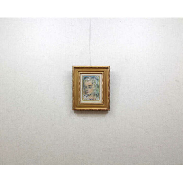 楽天市場】絵画 佐藤吉五郎 油絵・油彩画 『少女』 人物 子ども 美人 