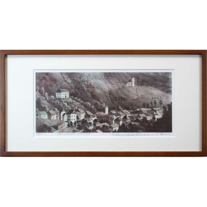 楽天市場】絵画 木村光佑 リトグラフ 版画 『メモリー LJUBLJANA』 木 