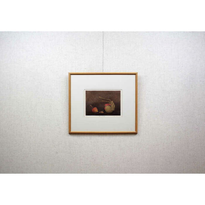 楽天市場】絵画 清水敦 銅版画 『藁の雄鶏』 人形 果実 静物 秋 美術品  