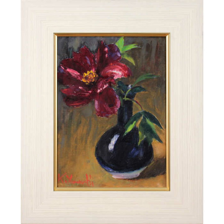 楽天市場】絵画 山内一彦 油絵・油彩画 『牡丹の花』 花 静物 一点物 