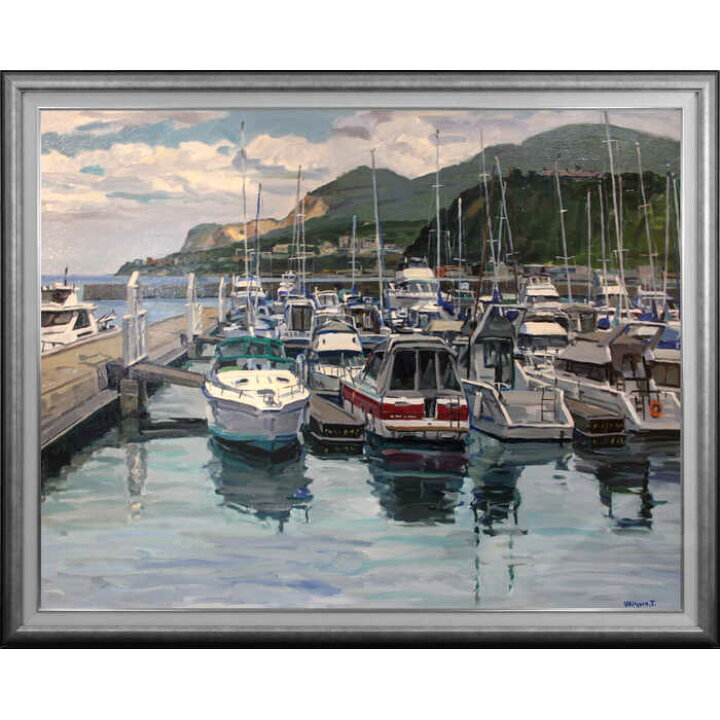 楽天市場】大きいサイズ 大きい絵 著名画家の一点物 絵画 豊田満 油絵 