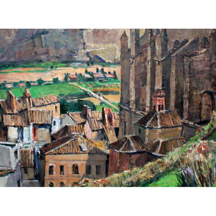 楽天市場】大きいサイズ 大きい絵 著名画家の一点物 絵画 豊田満 油絵 