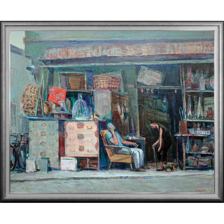 楽天市場】大きいサイズ 大きい絵 著名画家の一点物 絵画 豊田満 油絵 