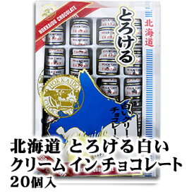 北海道 とろける 白いクリーム イン チョコレート 北海道 お土産 おみやげ お菓子 スイーツ ホワイトチョコレート ミルク ギフト プレゼント